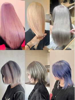 エランジョア(elanjoie)の写真/ダメージを最小限に抑えたオリジナルブリーチ施術で、ブリーチしていても艶とまとまりを実現♪