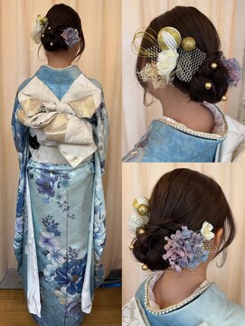 ヘアーメイク ツインズ(Hair Make TWINS) 大人上品シニヨンアレンジ