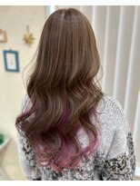 セットアップ 倉敷美和店(SET-UP) インナーカラー/ピンク大人ガーリー