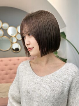 サンド 大阪梅田(sand) ココアベージュ/オリーブグレー/小顔/大阪/梅田/ボブ