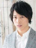 モッズヘア メン 新所沢店(mod's hair men)&nbsp;ニュアンスパーマ社会人リクルート爽やかブラックショートd