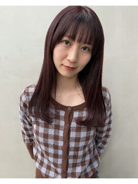 ドルセプラタ(Dulce plata) 【kaN.】髪質改善ストレート×ボルドーカラー