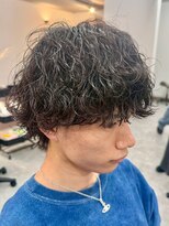 フゥ 宇都宮戸祭(FeU)&nbsp;宇都宮メンズカットメンズパーマ波巻きスパイラルパーマツイスパ