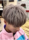 ピンクシルバーカラー[稲毛/メンズ]