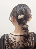 【仙台】【青葉通り】結婚式ヘアセット【ローポニー】