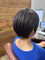 リーク(LEEK) 上品丸みショートボブ(白髪染め)