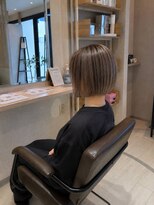 ヘアーサロン ビーネ(Hair salon Bi-ne)&nbsp;透明感のある白髪ぼかし大人ボブ☆