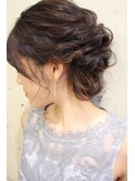 【西葛西&-hair流】結婚式柔らかギブソンタック