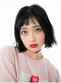【QUATRO】マチルダ風！切りっぱなし外はねボブ