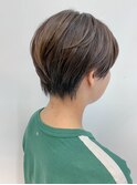 short(マッシュショート、ツーブロック、ブラウン、ベージュ)