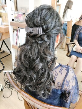 ロカット サロン(Roquat Salon) ロングハーフアップアレンジ【ヘアアレンジ 立川/立川南/立川】