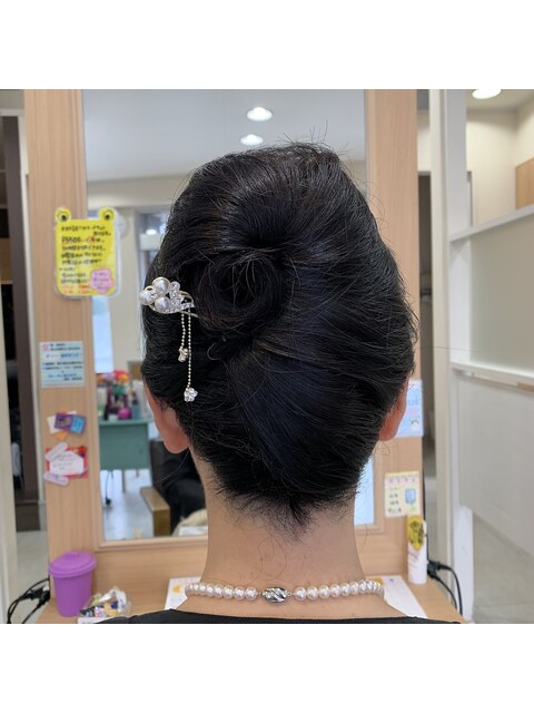 フォーマルヘアセット