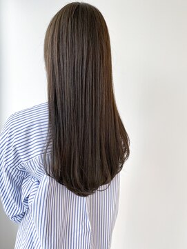 ネイヴィル オモテサンドウ(navile omotesando) ブリーチなし！ツヤありオリーブアッシュグレージュ