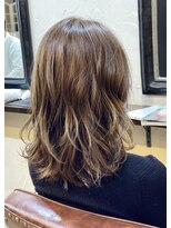 エトネ ヘアーサロン 仙台駅前(eTONe hair salon)&nbsp;【eTONe】20代30代40代大人かわいいミディアムラベージュ