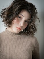 カバーヘア ブリス 北浦和(COVER HAIR bliss)&nbsp;大人かっこいいアップバングかきあげボブx北浦和20代30代40代