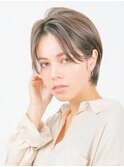 耳掛けハンサムショート