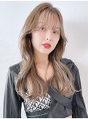 韓国風くびれヘア_ショコラアッシュヘルシースタイル_29070