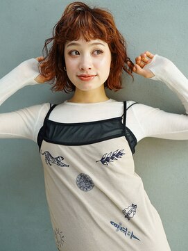 カンナ(Canna) 前髪パーマ/スパイラルパーマ/ペールベージュ/髪質改善/20代30代