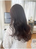 ピンクブラウン レイヤーロング ショコラピンク ピンクカラー