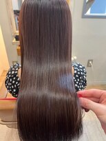 ジーナエス 札幌(Zina S)&nbsp;髪質改善＊艶髪ピンクブラウン＊美髪【Zina S 札幌】