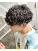 八王子/八王子駅/波巻きスパイラルパーマ/メンズパーマ/眉毛