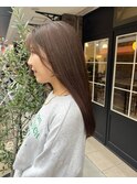 ロング ベージュカラー