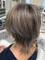 ソシエ 天王寺ミオ店 白髪ぼかしハイライト/大人女性/40代/50代/60代