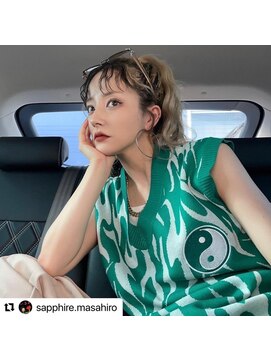 ヘアアンドメイク サファイア 豊橋店(ヘア&メイク SAPPHIRE) #イメチェン#エクステ#大変身#ギャル#清楚#正義