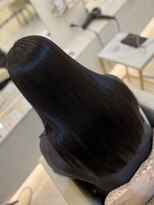 シャルム バイ アローズ 久留米店(CHARM BY AROSE)&nbsp;黒髪暗髪ブラックワンカール美シルエットロング20代30代