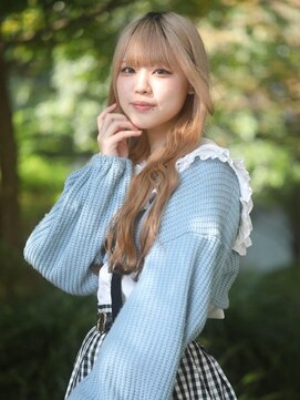 ショコラ アベノ(Chocolat ABENO) #ミルクティベージュ #ロングダブルカラー