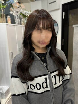 マーシュ 梅田(marshu) ［ワンホンスタイル］chocolate brown°○