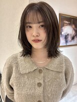 ヤイエ 青山店(yiye)&nbsp;ウルフレイヤーカットローレイヤーボブロブ髪質改善小顔大人ボブ