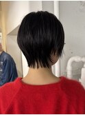 ショートウルフレディースカット