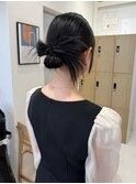 パーティーへア　カチモリ　シニョン
