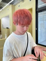 スニュウ(snuw)&nbsp;【snuw mina】メンズカット/メンズハイトーン/ピンクカラー