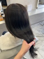 キング(K!ng)&nbsp;縮毛矯正髪質改善ハイライトレイヤーカット楠葉美容室エクステ