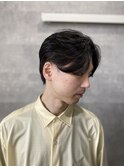 20代30代40代◎似合わせカット毛流れ黒髪フェザーパーマ