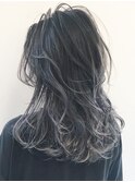 ロング韓国ヘア顔周りレイヤー美髪_ba156881