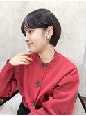 ミニウルフレイヤーカット顔周りカット前髪カットショート/大宮