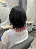 裾カラーピンクウルフ