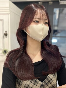 クム(kumu) 【kumu】ブリーチなし暖色系カラー/カシスワインレッド/ボルドー