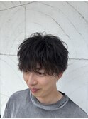 ツイスパ波巻きMIXパーマ