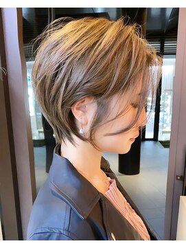 ラフ 立川(Laff) ハンサムショート/顔まわり/丸み/縮毛矯正/パーマ/立川