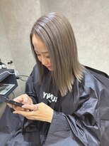 サニー 渋谷(SUNNY) バレイヤージュ、ダブルカラー、アッシュカラー、レイヤーカット