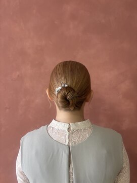 ヘアセット専門サロン by OKINAWA WATABE WEDDING 北谷店 シニヨン