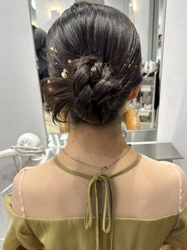 〈Tierra毛利仁美〉金箔輝くカチモリヘア(和装・成人式にも)