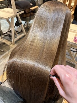 サボ 草薙店(SABO) オリーブベージュ＋髪質改善トリートメント