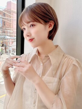 ルアナ ヘア アンド トリートメント(Luana) 【Luana難波】丸みショート×艶感ブラウン