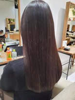 ヘアリゾート粋 リマ 銀座店(lima)&nbsp;透明感ブラウン/ロングストレート/髪質改善