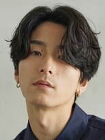 レタッチバイフィフス(RETOUCH by fifth)&nbsp;シャドウパーマルーズパーマ無造作毛流れセンターパートマッシュ